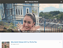 Tablet Screenshot of missvietnam.org